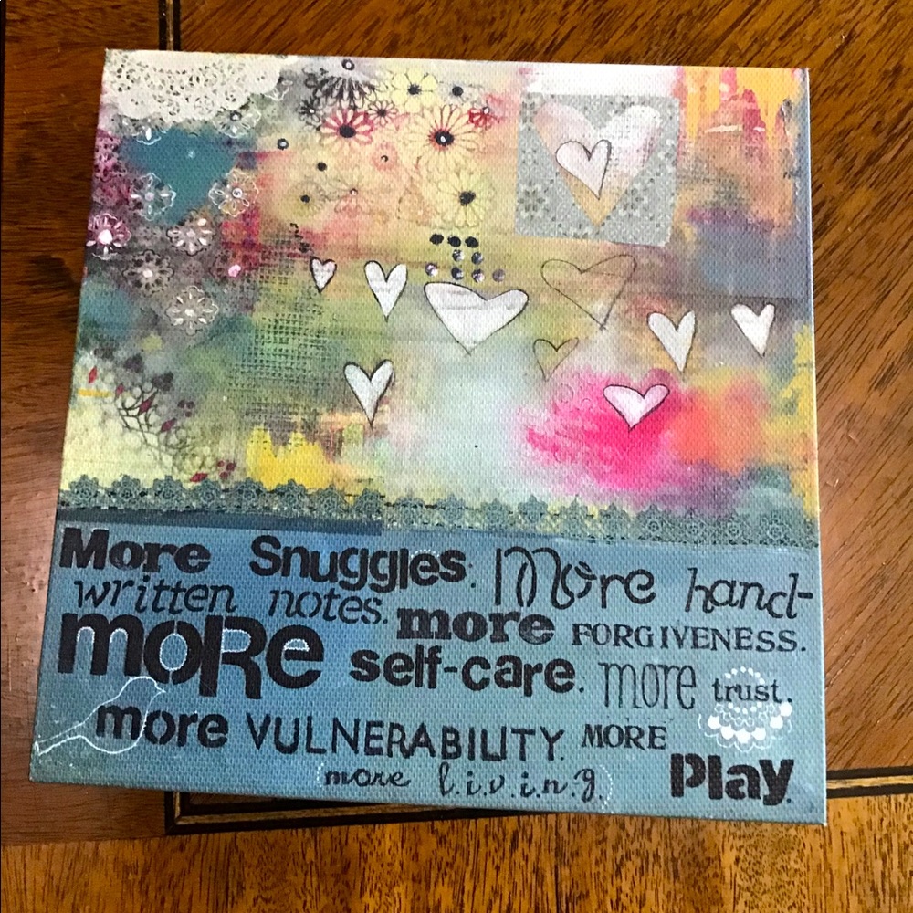 Inspirational Hanging Tile Art. 6x6